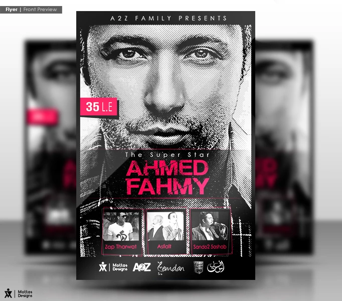 Ahmed Fahmi’s concert — original project artwork 1 of 9