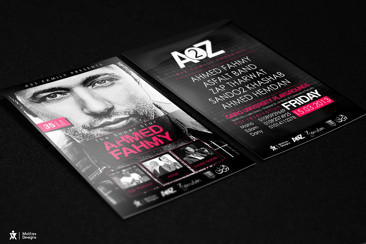 Ahmed Fahmi’s concert — Art direction